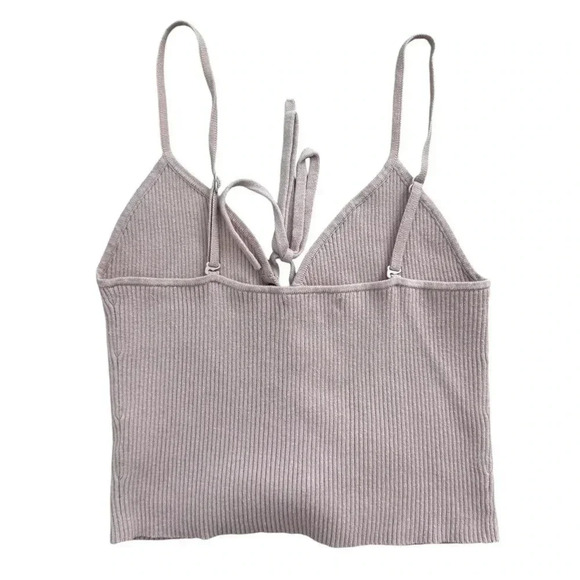 L.A. Hearts Lace-Up Crop Tank Top, Size One Size - Picture 5 of 10